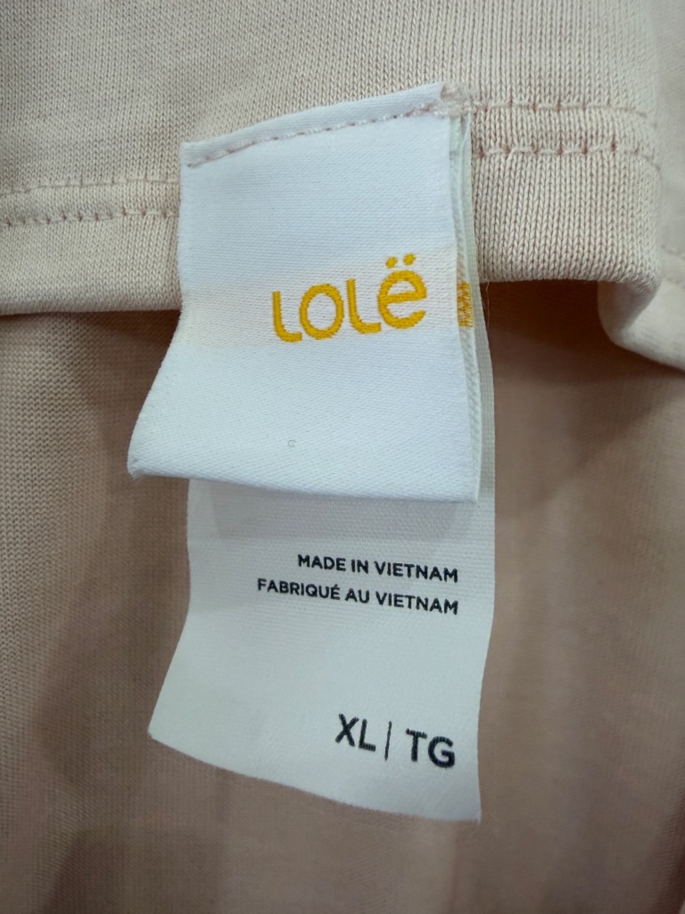 Lole Aurora V-Neck Dress Womens Size XL Pale Pink Summer Casual Modal Blend - Picture 5 of 10